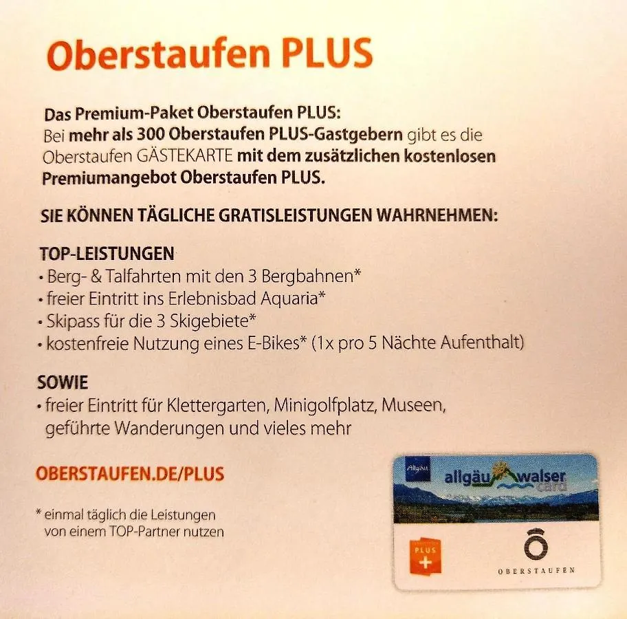 شقة Ferienwohnung Heidi Mit Oberstaufen Plus ألمانيا